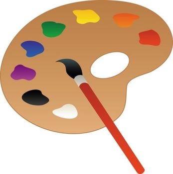 Paint Palette Clip Art N18