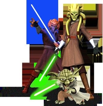 Star Wars The Clone Jedi Actionfigures