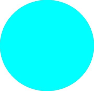 Blue Circle Clip Art N16