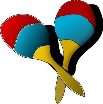 Cartoon Maracas Clip Art
