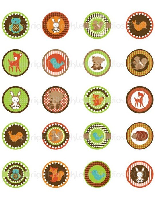 Free Printable Woodland Animals N2
