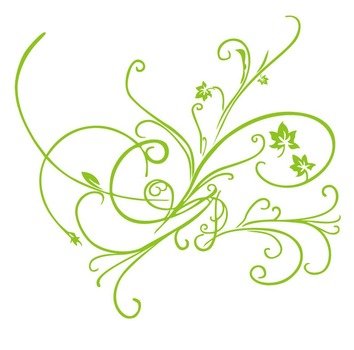 Floral Design Vector Art