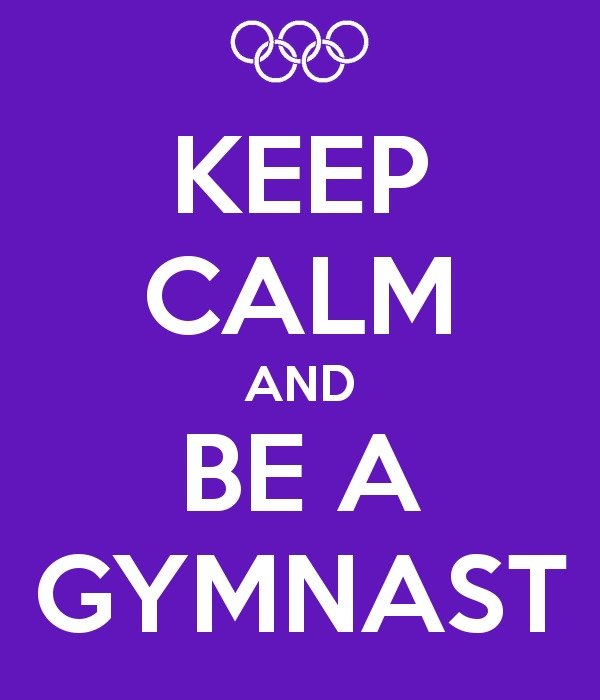 Keep Calm And Be A Gymnast