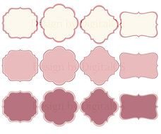 Elegant Shape Clip Art drawing