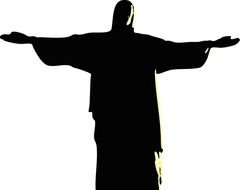 Jesus Silhouette Clip Art N4