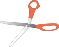 Animated Scissors Clip Art drawing