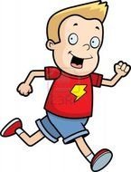 Cartoon Boy Running N9