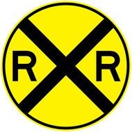 Railroad Crossing Sign Clip Art N34