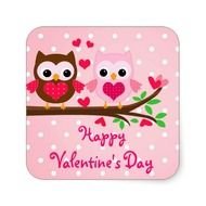 Happy Valentines Day Owl