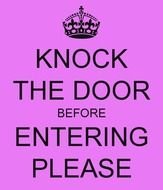 please knock sign printable