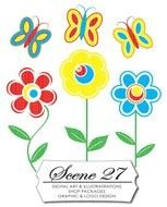 Butterfly And Flower Clip Art N7