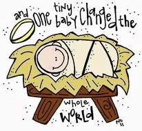 Baby Jesus Clip Art N29