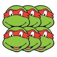 Ninja Turtle Faces Clip Art N3