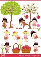 Picking Apples Clip Art Set By 1EverythingNice On Etsy
