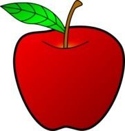 Red Apple Clip Art N38