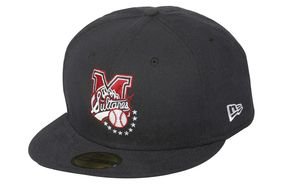 photo of a black baseball player cap
