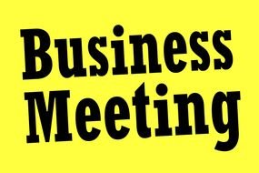 Church Business Meeting drawing