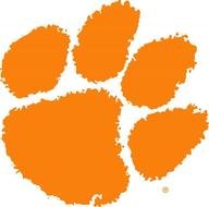 Clemson Tiger Paw Print