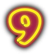 Number 9 Clip Art N16