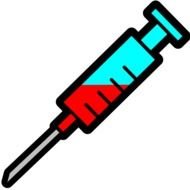 Cartoon Syringe Clip Art drawing