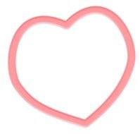 Pink Heart form Frame