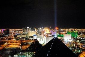 night lights in las vegas