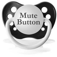 Mute Button Pacifier drawing
