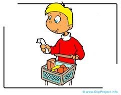 Bildtitel Einkaufswagen Cartoon Bild Kostenlos