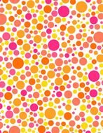 multi-colored peas on a white sheet