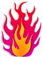Flames Clip Art drawing