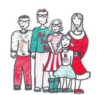 family card drawing