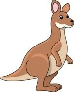Kangaroo Clip Art N34