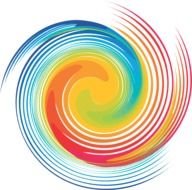 Tie Dye Swirl Clip Art