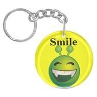 Green Sick Smiley Face N2
