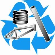 Scrap Metal Recycling Logo