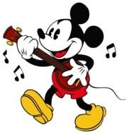 Mickey Mouse Music Clip Art N3