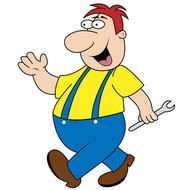Cartoon Characters man drawing