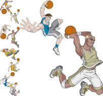 Basketball Vector Clip Art drawing