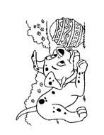 Dalmatians dog Coloring Pages drawing