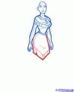 How To Draw Pocahontas Step By