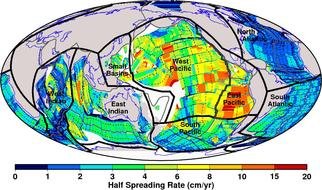 map of the seabed as a picture for clipart