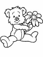 Teddy Bear Coloring Pages N5