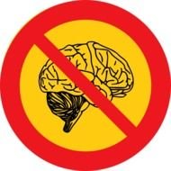 forbidden sign of thinking