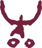 cave drawing in graphic representation
