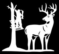 hunting man with bow