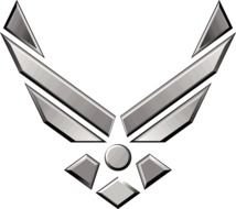 Air Force grey Logo drawing