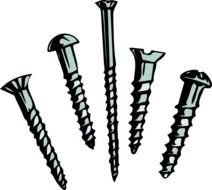 Cartoon Screw Clip Art N2