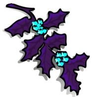 Holly Leaf Vector Clip Art