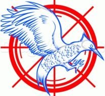 How To Draw The Hunger Games Catching Fire Bird