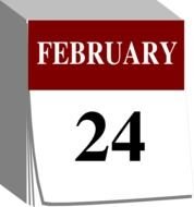 February Calendar Clip Art N6